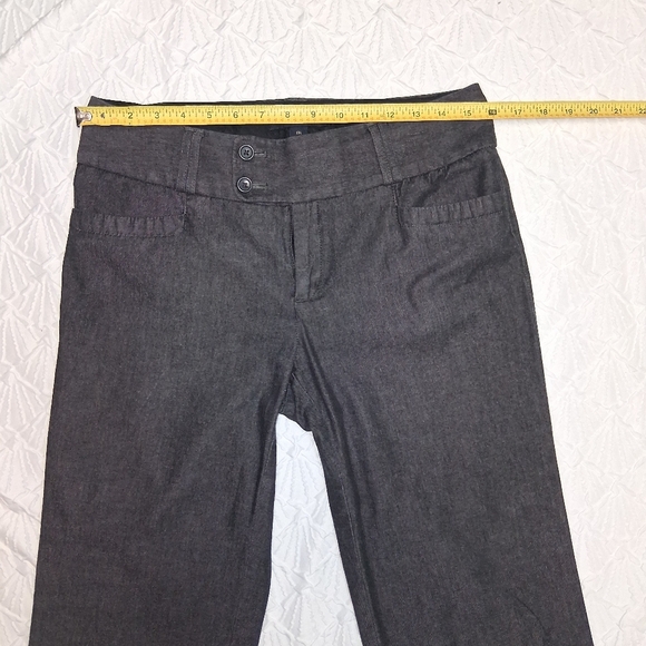 Banana Republic Charcoal Gray Trousers dress Pants Casual Size 10L - Picture 6 of 16